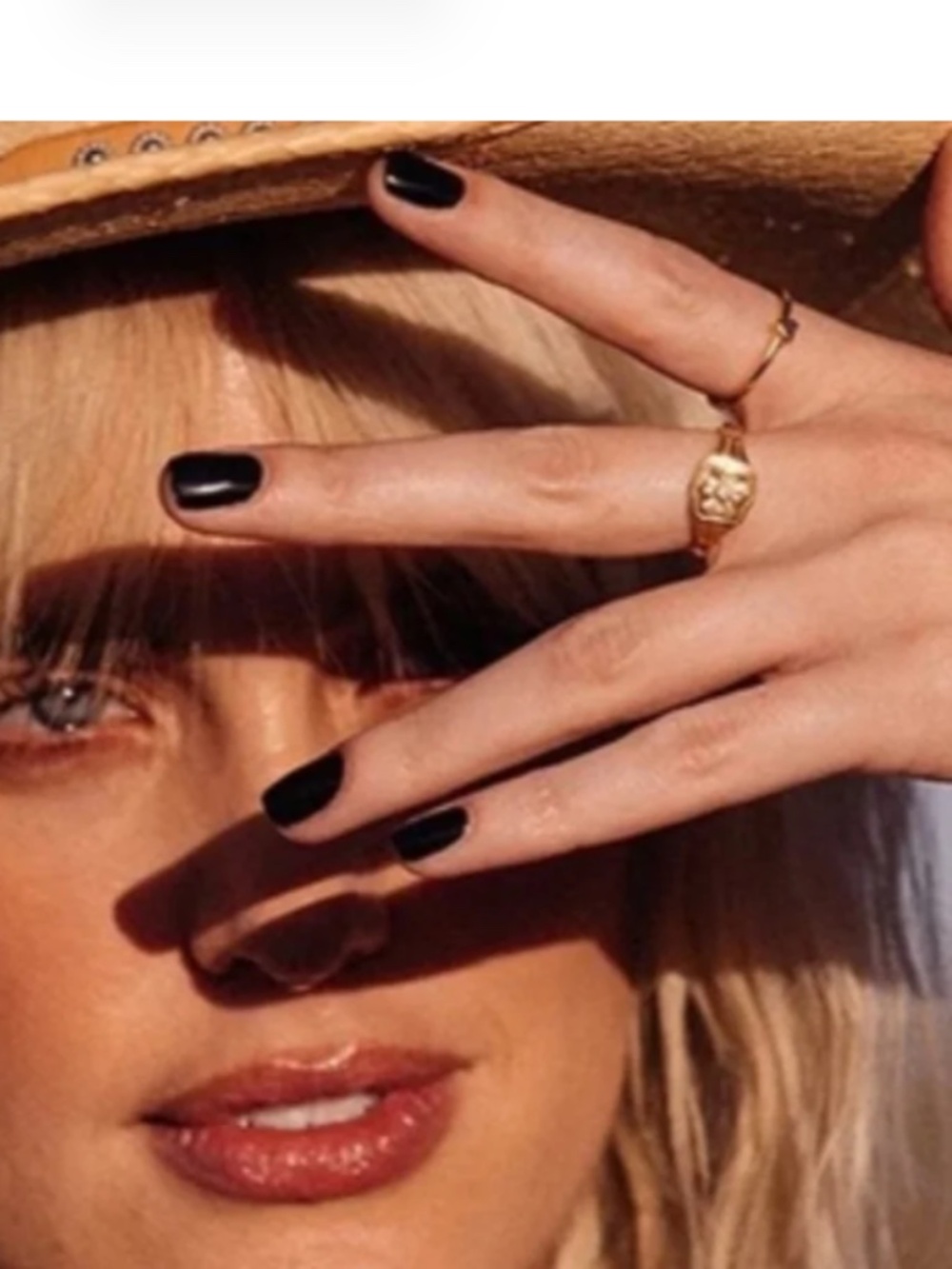 NEW $250 Spell & The Gypsy Collection Wild Love Gold Signet Ring Sz 7 Boho